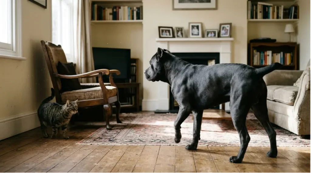 Cane Corso with cats: how to introduce them in stages