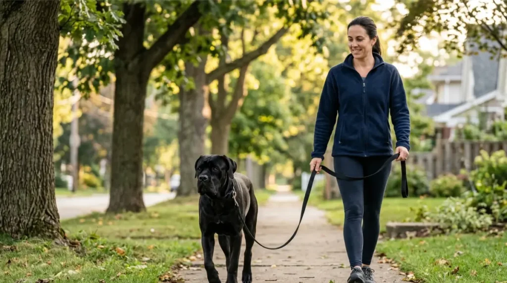 Gentle Cane Corso Leash Training for a Dog That Pulls