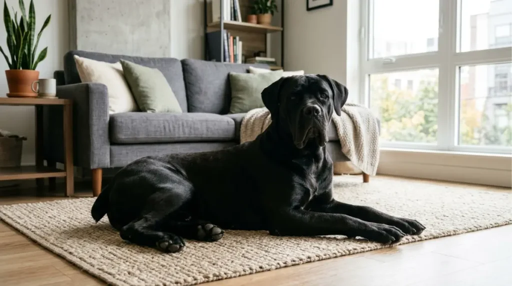 Can a Cane Corso live in an apartment? What decides it