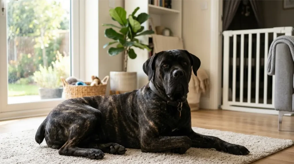 Steady Steps to Get Your Cane Corso Ready for a New Baby